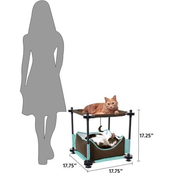 Kitty City Claw Indoor and Outdoor Mega Kit Cat Furniture, Cat Sleeper,  Kennel - Picture 2 of 5